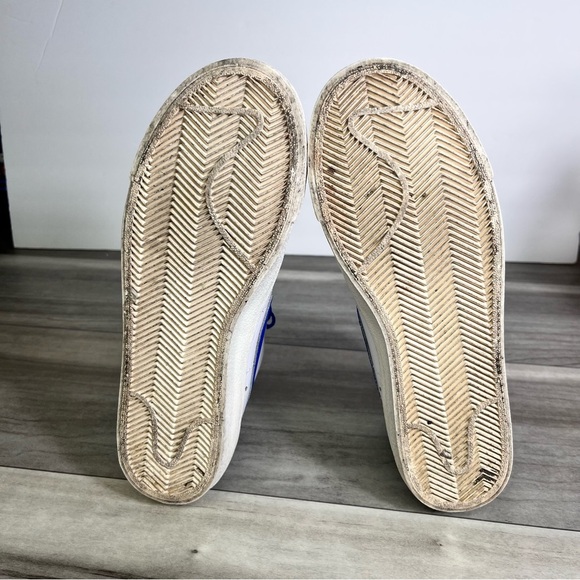 Nike Blazer Mid ‘77 Shoes Sneakers Womens 7 White Blue Casual Cool Hip Comfy - Picture 6 of 7